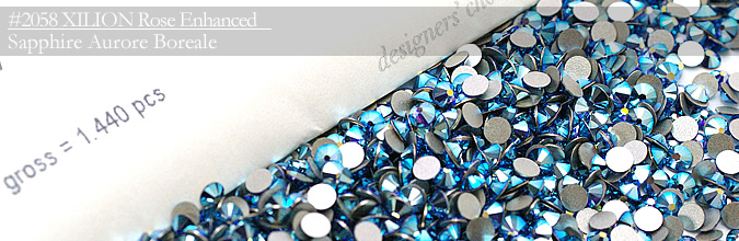 Swarovski #2058Sapphire Aurore Boreale