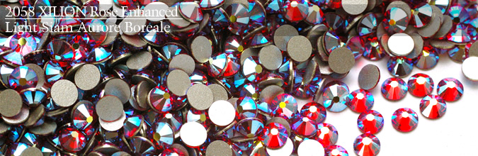 Swarovski #2058Light Siam Aurore Boreale