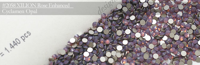 Swarovski #2058 Cyclamen Opal