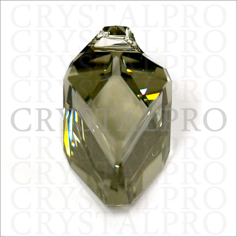 スワロフスキー #6650 Cubist Pendant ブラックダイヤモンド